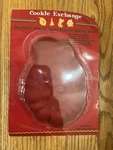 Cookie Exchange Non-stick Silicone Baking Mold Santa Shaped Red 5" Tall. Fixed Price $8.00.