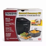 Nuwave Brio 6 Qt Air Fryer Gourmet Accessory Kit Reversible Rack Baking Pan Nob. Fixed Price $19.99.
