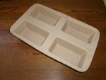 Pampered Chef #5093 Family Heritage Classic Stoneware Mini-loaf Pan. Fixed Price $24.63.
