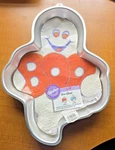 Nos Wilton 2105-1031 Boo Ghost! Cake Pan Halloween Baking Party 16X12". Fixed Price $8.99.