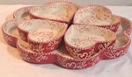 Temp-tations By Tara Floral Lace Romance 5-PIECE Baker & Ramekin Set. Fixed Price $46.99.