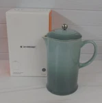 Le Creuset Stoneware 34 Ounce French Press, Sea Salt -. Fixed Price $79.95.