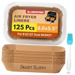 Air Fryer Liners Disposable Parchment Paper 8.6*5.5"RECTANGULAR 125. Fixed Price $20.25.