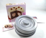 Wilton Heart Tasty Fill Cake Pan Set 8.25 Inch By 2.25 W/instructions Nib. Fixed Price $17.99.