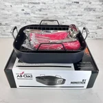 All-clad B1 Ns Roaster W/ RACK,13"X16" Mitts, Turkey Forks. Fixed Price $99.99.