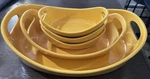 Rachel Ray Ceramic Stoneware 5 Pieces Dinnerware Bake Set - Yellow Gold. Fixed Price $40.00.