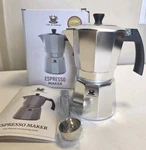 Cafe Du Chateau Espresso - Italian Coffee Maker, New, Open Box. Fixed Price $19.99.