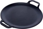10-INCH Cast Iron Comal Pizza Pan With 2 Side Handles, Preseasoned Flaxs.... Fixed Price $38.00.