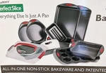 Berghoff 11PC Perfect Slice Non-stick Bakeware Set Red Trim Carbon Steel Pans. Fixed Price $79.88.