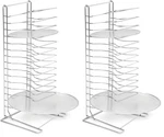 19029 Chrome-plated Steel Standard Pizza Rack, 15 Slots, Silver (pack Of 2). Fixed Price $315.99.