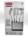 Oxo Good Grips Stainless Steel Prep & Serve Kitchen Tool 6PC Set - New. Fixed Price $65.99.