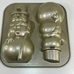 Williams Sonoma Nordic Ware 3D Snowman Cake Pan Baking Mold 12 X 10 Cups. Fixed Price $29.99.