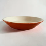 Le Ceeuset Stoneware Round Dish Bowl Plate Pie Pan Baking 9.75 Orange. Fixed Price $23.00.