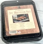 Vtg Nordic-ware Compact 2-PIECE Broiler Set, 7 X 10 In Pan W/rack Usa Made. Fixed Price $27.48.