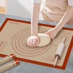 Silicone Baking Mat, 24" X 16" Pastry Rolling Sourdough. Fixed Price $10.99.