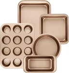 Nonstick Baking Pans Set, 5-PIECE Kitchen Sheets For Oven, Bakeware Sets. Fixed Price $38.00.