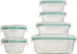 Oxo Good Grips Smart Seal Airtight Container 12 Piece Glass Set. Fixed Price $73.99.