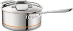 All-clad 3-QT Copper Core 5-PLY Bonded Sauce Pan With Lid (scratch). Fixed Price $169.99.