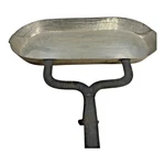Antique French Copper Hearth Dripping Pan Skimmer With Wrought Iron Handle. Fixed Price $275.00.