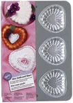 New Vintage Wilton Mini Embossed Heart Cake Pan, 6 Cavity, 2105-3210. Fixed Price $19.99.