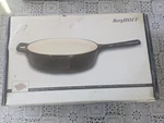 New Genuine Berghoff Neo 3.8-QT. Cast Iron Saut Pan Black. Fixed Price $55.00.