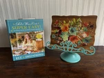 Pioneer Woman Cookbook Stand Willow Floral & Super Easy Hardcover Set. Fixed Price $24.99.