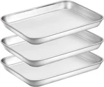Umite Chef Toaster Oven Baking Sheet Pan Set 9X7 3PCS. Fixed Price $35.99.