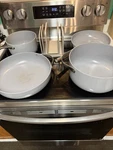 Caraway Non-stick Ceramic Cookware Set (12 Piece) Pots, Pans, Lids And Kitchen. Fixed Price $220.00.
