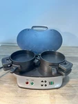 Hamilton Beach ST30 25490A Dual Breakfast Sandwich Maker Electric Tested Works. Fixed Price $16.95.
