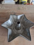 Vintage 6 Point Star 9 1/2" Tin Cake Baking Pan, Set Of. Fixed Price $9.99.
