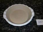 Pampered Chef Deep Dish Pie Plate 1305 Scalloped Fluted Vanilla New Traditions. Fixed Price $29.99.