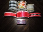 7- Celebrate Christmas Santa Belt, Red & White Hat Ribbon + More. Fixed Price $39.99.