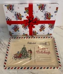 New Temptations By Tara Rectangular Serving Tray Platter Christmas Gift Box. Fixed Price $24.99.