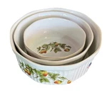 Vintage Set Of Three Royal Crown Ardalt Oven Table Casserole Dish. Fixed Price $30.00.
