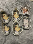 Set Of 6 New Wilton Singles Cake Pans Bunny Chicks Star 2105-1142 1143. Fixed Price $28.00.