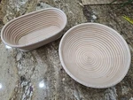 Pair Proofing Baskets Round & Oval Baking Sourdough Large. Fixed Price $18.00.