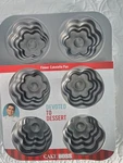 Boss Flower Girl Cakelette Pan Makes 6 Mini Bundt Cakes New. Fixed Price $14.99.